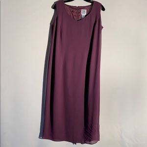 R&M Richards Women Purple Dress 14w